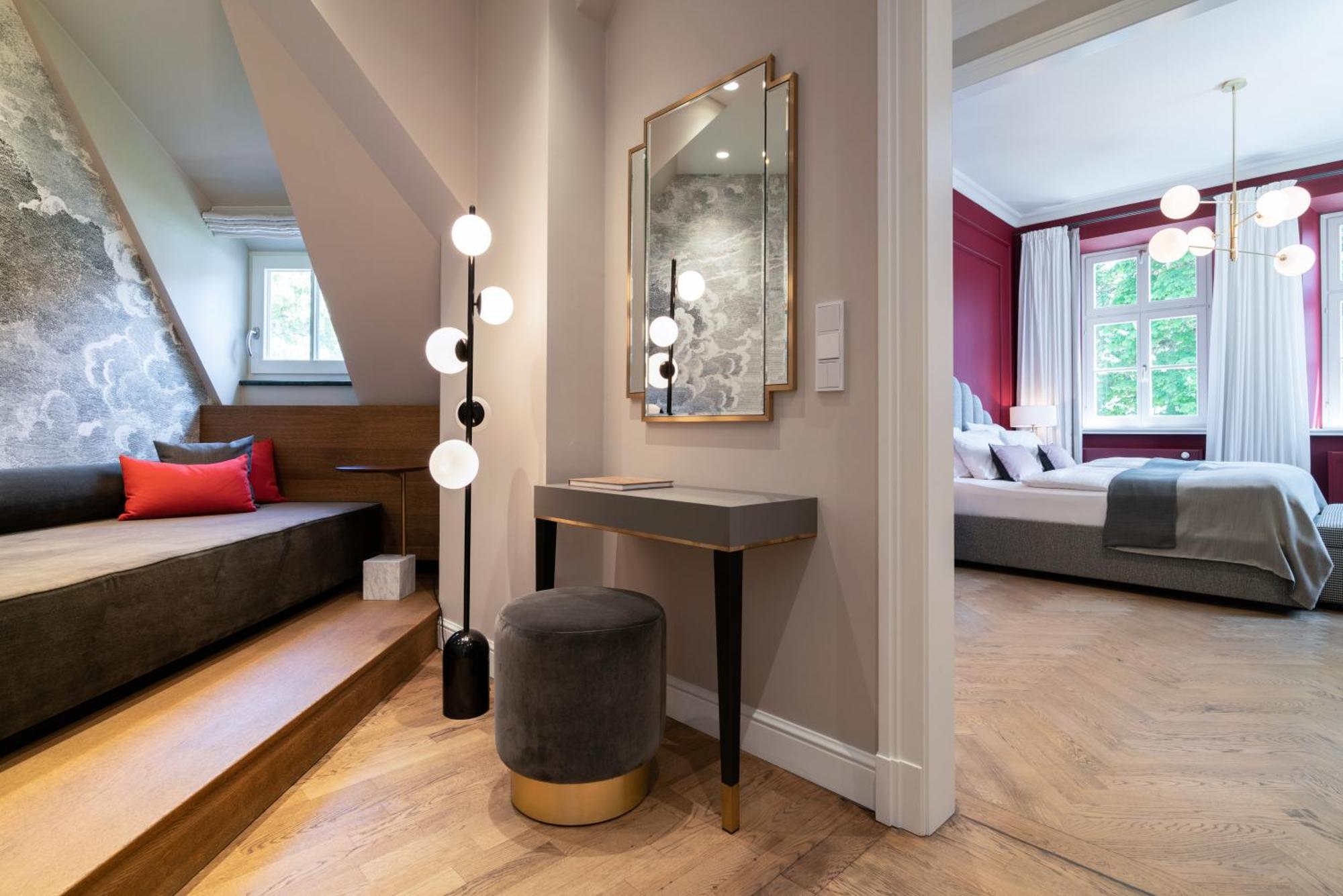 Das Tegernsee Eksteriør bilde A suite at the Hotel Axelmannstein